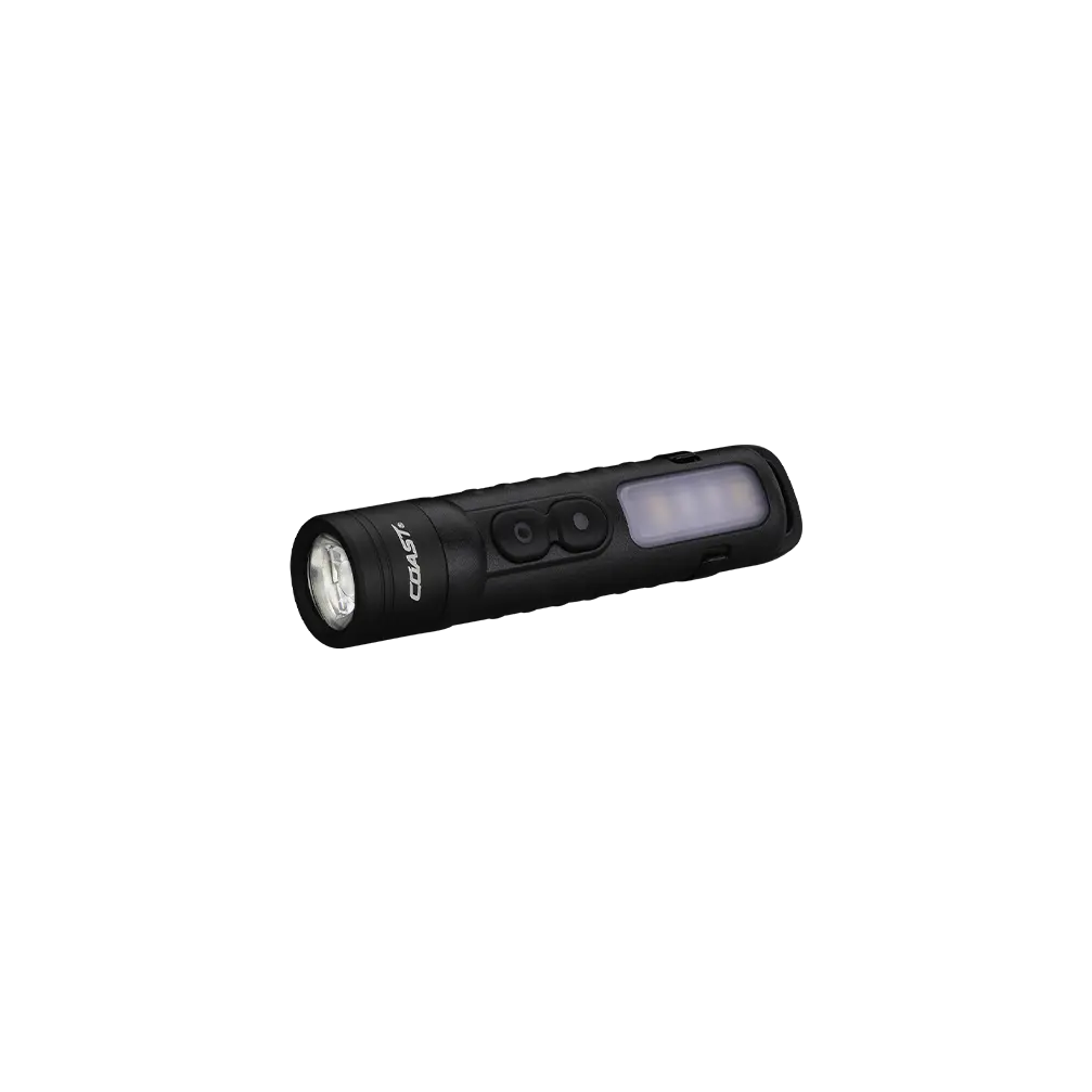 Coast KL35R 600 Lumen Rechargeable LED Pocket Flashlight with RED Light