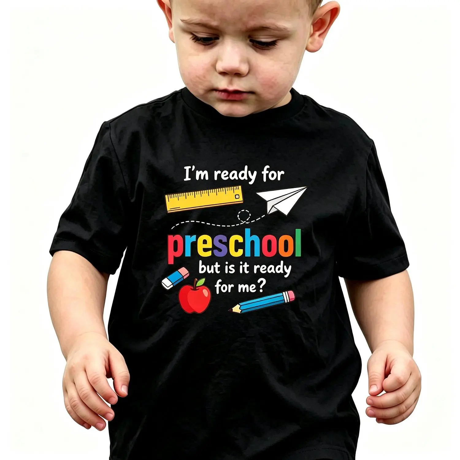 First Day of School Shirt Toddler Kids Happy 1st Grade T-Shirt 3T-7T First Day of School Shirt Trendy 1st Grade Tee for Boys Girls Comfortable Back to School Apparel