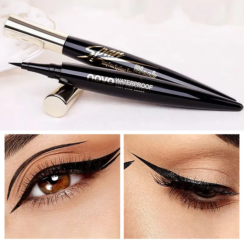 Quick Dry Waterproof Eyeliner – Easy Glide, Long Wear & Smudge-Proof Finish, Thick Precision Tip for Effortless Eye Definition, Perfect for Beginners and Everyday Makeup