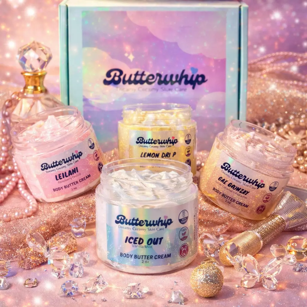 Shimmer and Glow Body Butter Cream - Bundle