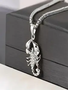 Scorpion Design Pendant Necklace for Women, Fashion Necklace for Party, Charms Necklace, Daily Clothing Decor, Trendy All-match & Exquisite Jewelry for Birthday Gift