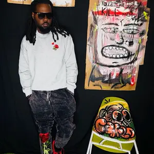 Grey “Love Spells” Crewneck