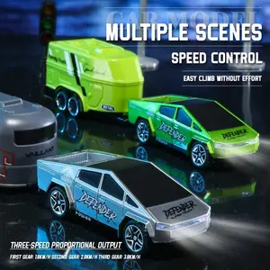 Mini Alloy Off-Road RC Car for Kids 6+: 1:64 Scale Remote Control Car Toys, USB Rechargeable - Ideal Festive Gift for Kids, Perfect Playtime Companion Tesla Cybertruck toy  rides boy adult usb-c rechargeable electric remoto minirc
