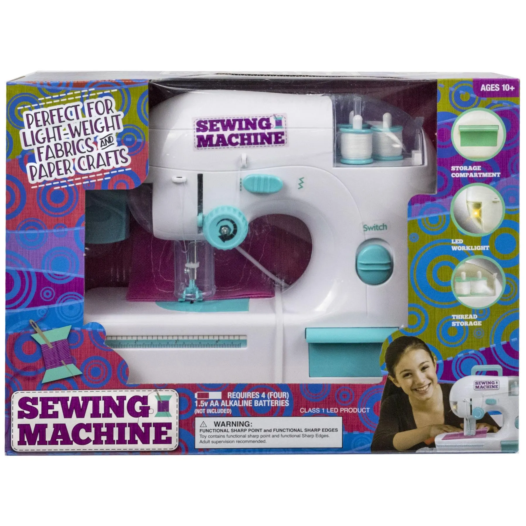 Gener8 Battery-Operated Sewing Machine