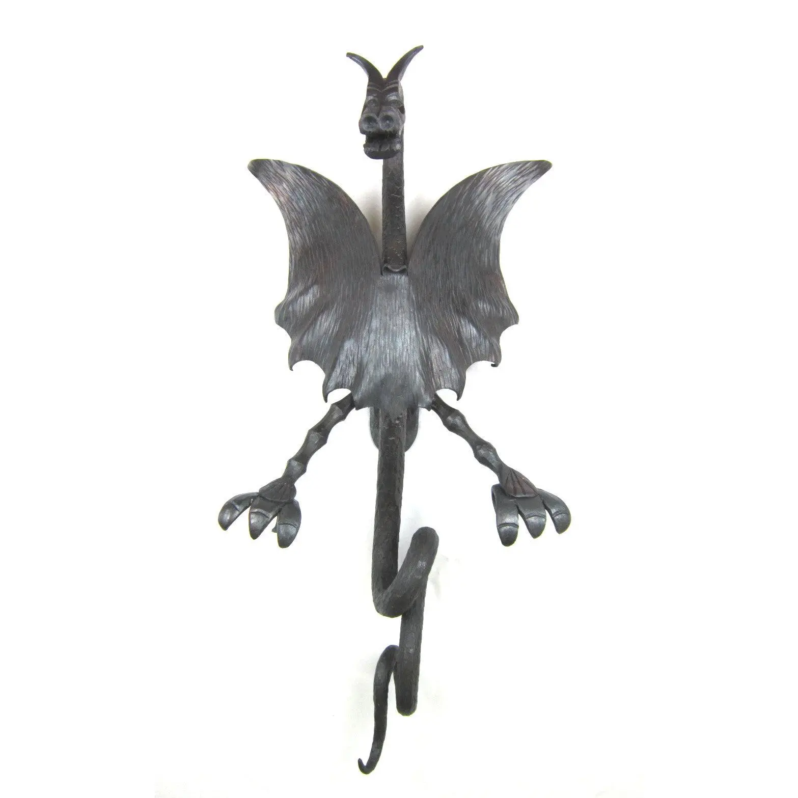hand forged wrought iron dragon sculpture