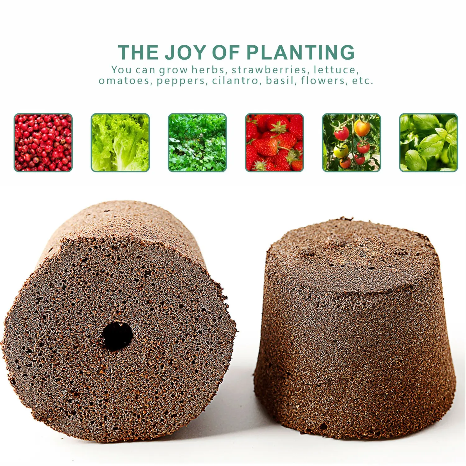 20 Pack Seed Pod Sponges, Universal Replacement for Hydroponic Growth Systems, Compatible with Most Indoor Garden Starter Kits