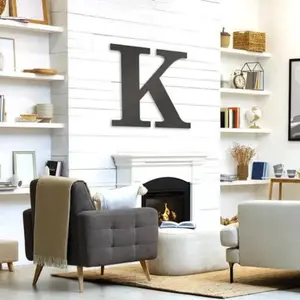 Individual Decor Letter Initials, Metal Wall Decor, Laser-cut Metal Sign Letters for Words, Family Monogram, Home Decor, New Home Gift