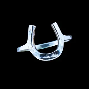 Sterling Silver Lucky Horseshoe Ring