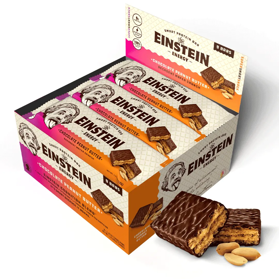 Einstein Energy Chocolate Peanut Butter Protein Energy Bars (Pack of 9) Einstein Energy Chocolate Peanut Butter Protein Energy Bars (Pack of 9)