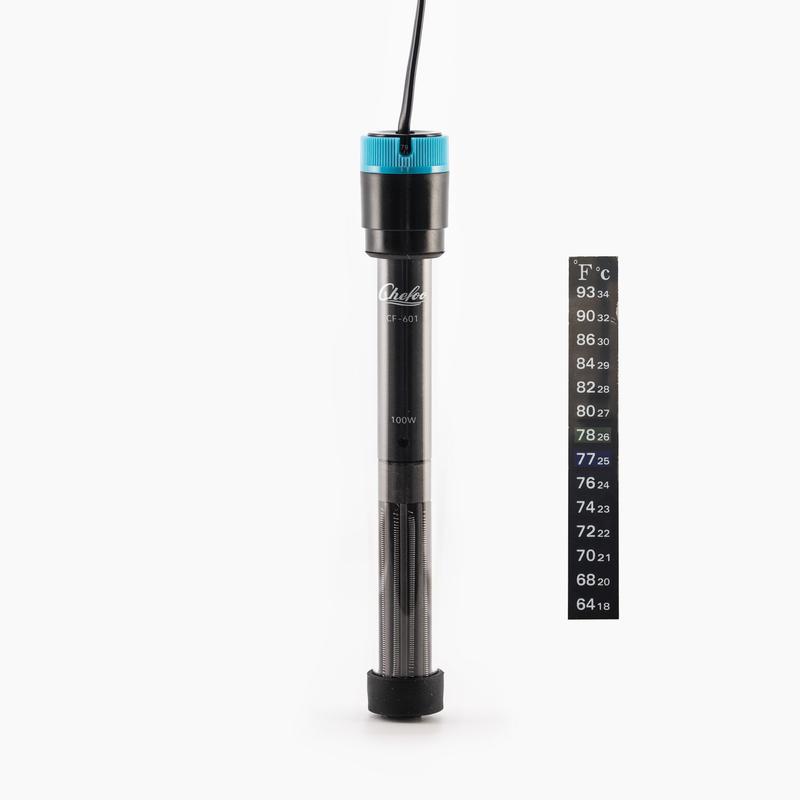 100W-500w Submersible Aquarium Heater, Adjustable Fish Tank Heater with Digital Display External Controller, Overheat Protection and Free Thermometer for 10-30 Gallons Freshwater and Saltwater Tank