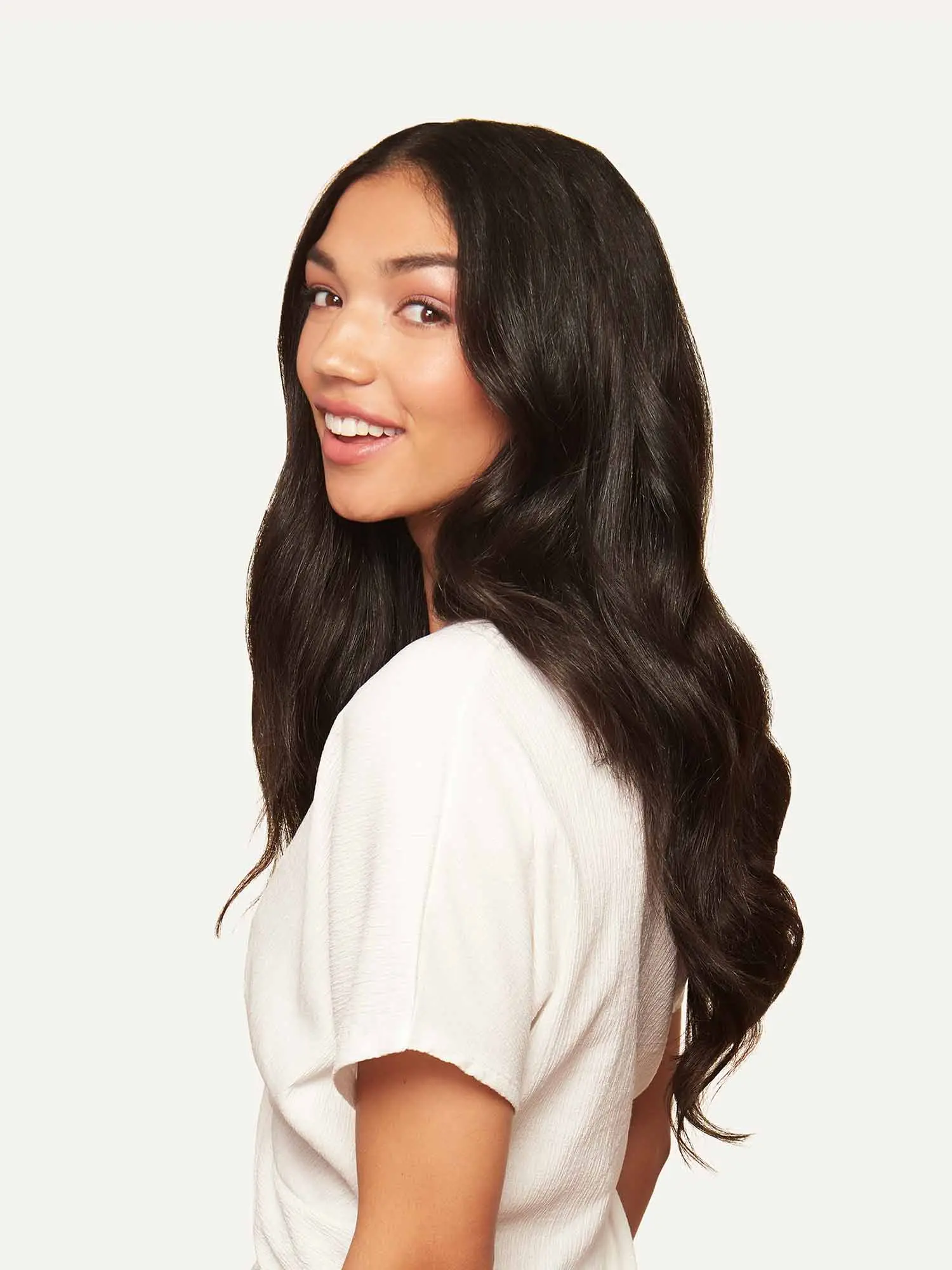 Luxy Hair 20" Seamless Clip-In Hair Extensions – Mocha Brown | 180g Remy Human Hair