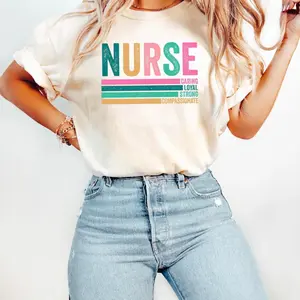 Nurse T-Shirts, RN Shirts, Nurses Tee, Nurse Week Gifts, Nursing Shirt, Nursing School Tee, RN Leopard Nurse Shirt, Hoodie For Her For Him