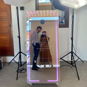 Mirror Photo Booth for Parties and Weddings Decor Ornaments