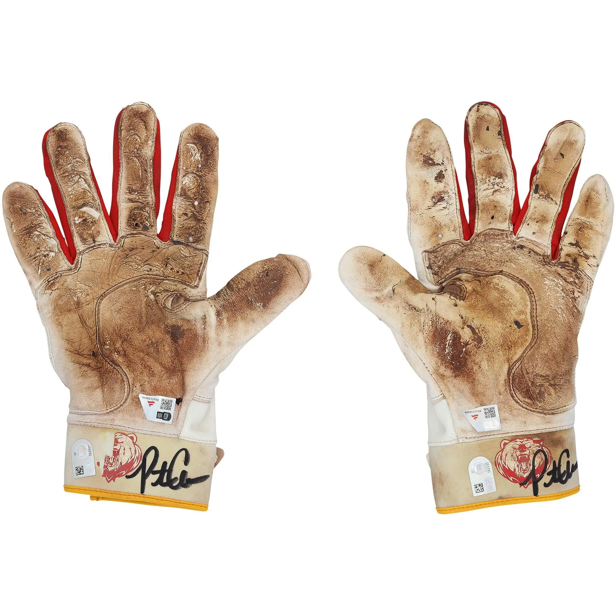 Pete Alonso New York Mets Autographed Game-Used White Nike Batting Gloves from the 2025 MLB Season - HH98515758-59 - Fanatics Authentic Certified - MLB Memorabilia