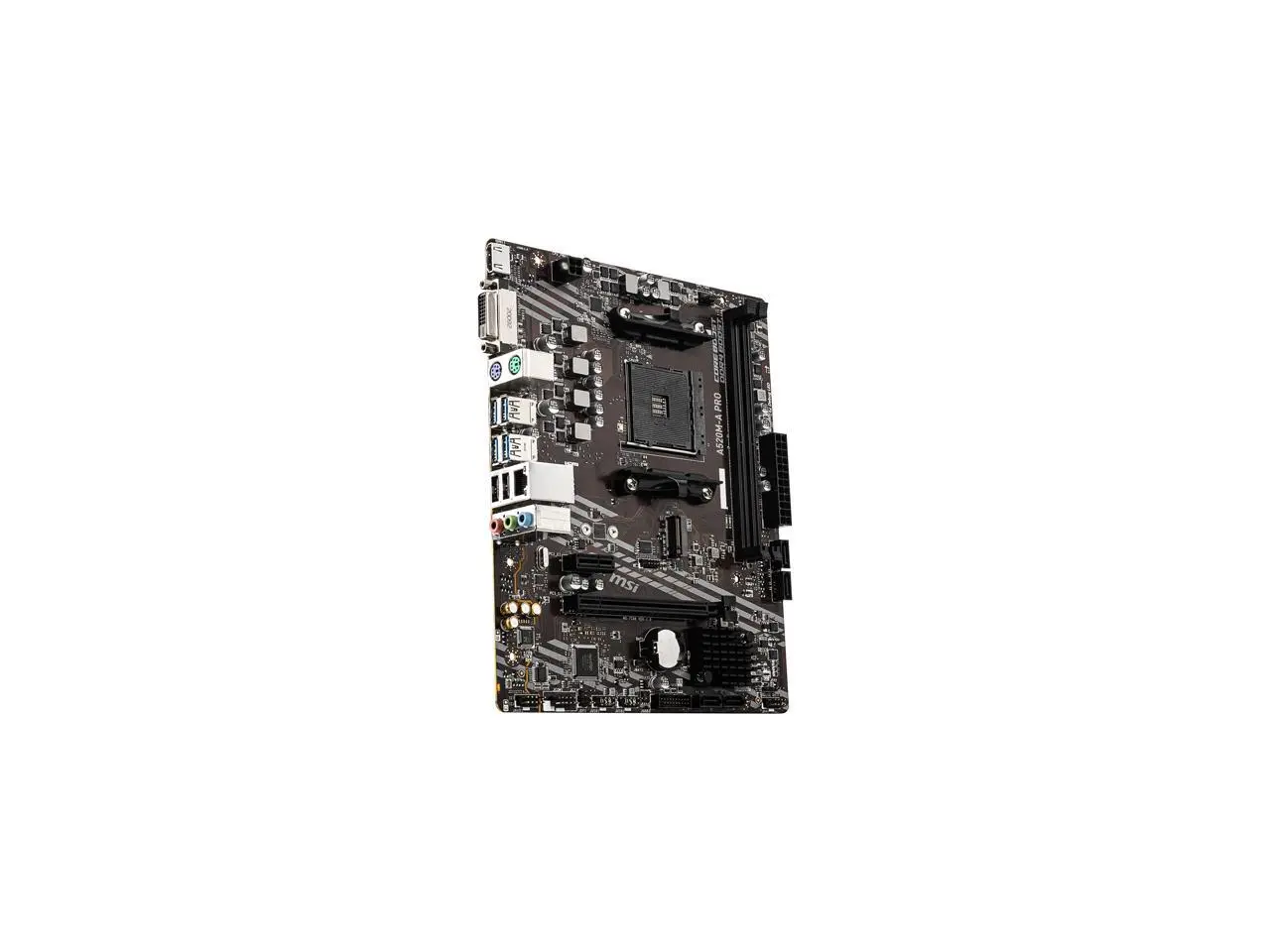 MSI A520M-A PRO AM4 AMD A520 USB 3.0 Micro ATX AMD Motherboard MSI A520M-A PRO AM4 AMD A520 USB 3.0 Micro ATX AMD Motherboard