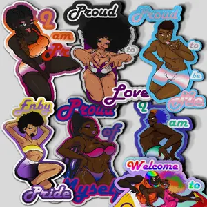 Pride Month Vinyl Stickers, Proud to Be, Suitable for Water Bottles, Laptops, Tablets