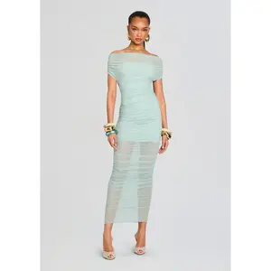 Noel Mesh Midi Dress