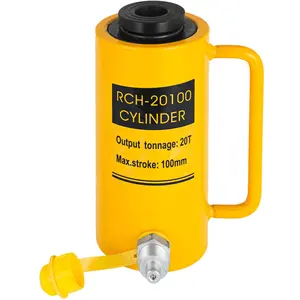 fathersdaygift 20ton 100mm Hollow Plunger Hydraulic Cylinder Jack