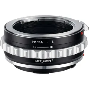 K&F Concept Lens Mount Adapter PK/DA-L Manual Focus Compatible with Pentax K(PK/DA) Lens to L Mount Camera Body
