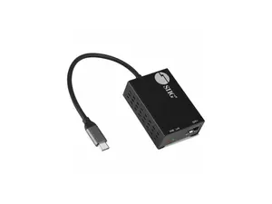 SIIG USB-C to SFP Fiber Gigabit Ethernet Adapter - TAA compliant - USB-C to SFP Gigabit Ethernet adapter allows you to quickly add a SFP Fiber Gigabit Ethernet connection through a USB-C port on your