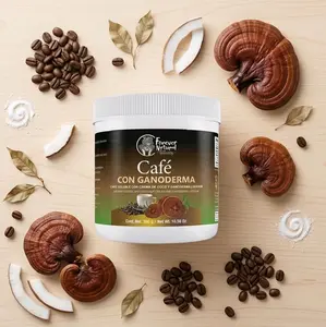 Café Ganoderma Lucidum Coconut Cream Instant Coffee 300g Supports Digestive Health & Anti-Inflammatory Properties