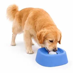 Pet Slow Feeder Bowl for Dogs & Cats Anti-Choking Puzzle Feeding Interactive Lick Bowl Healthy Eating Dish for Small & Medium Pets Smart Feeding pet stuff