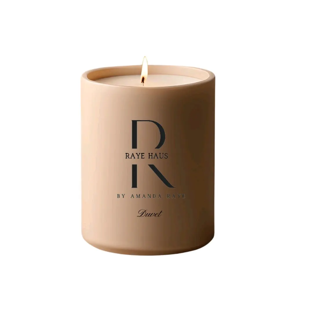 The Bedroom Collection - Duvet Fragrance Candle By Raye Haus vegan candles coconutwax candles safe candles