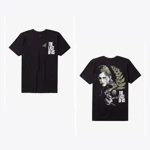 The Last Of Us Ellie Fern Two-Sided T-Shirt, HBO Series Infected Survivor Merch, Post-Apocalyptic Gaming Graphic Tee, Firefly Logo Fan Gift