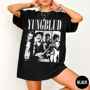 Yungbludd Vintage T-Shirt, Yungbludd Graphic Fan Tee T-Shirt, Gift For Women & Men Unisex T-Shirt