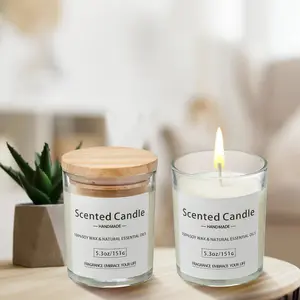 Yozu High Quality Eco-Friendly Soy Wax Big Capacity 2pcs Luxury Scented Candles Decorative Piece for Home