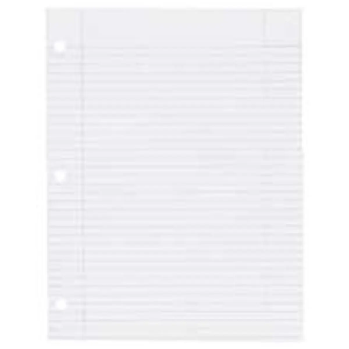 Sparco Filler Paper (SPR82110) - 3-Hole-Punched, Letter Size (11in x 8.50in), 100 Sheets, College Ruled, Faint Blue Ruling & Margin Line, Easy Fit for Notebooks & Binders, Easy Fit In Notebooks And Binders