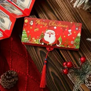 1Pcs Christmas Cash Gift Envelope, Cash Envelopes,Surprise Money Clip for Men and Women, CartoonGreeting Card,Fantasy Theme, Money Clip, CreativeCash Gift Wallet, Unique Multifunctional Cash Boxfor Any Recipient