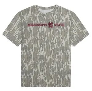 MSU M over S Mossy Oak Tee, Mossy Oak 3D Camo T Shirt, Hunting 3D Camo Tee, Style Camo 3D T Shirt, Gift For Him or Her