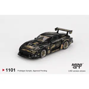 Mini GT MAZDA RX-7 LB-Super Silhouette FD-NILES, Black, 1:64 Scale, Diecast Model Car