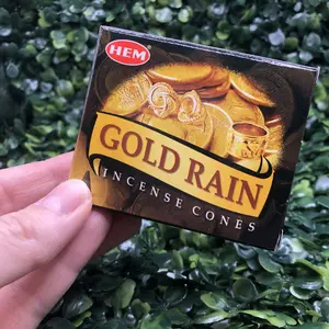 Hem Gold Rain Incense Cones