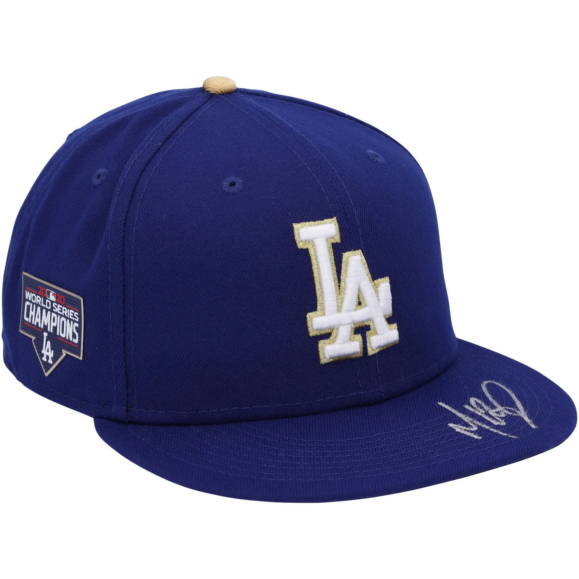 Mookie Betts Los Angeles Dodgers Autographed Royal 2021 Gold Program New Era Cap - Fanatics Authentic Certified