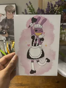 Maid Jax Print - The Amazing Digital Circus, Anime Art (5x7)