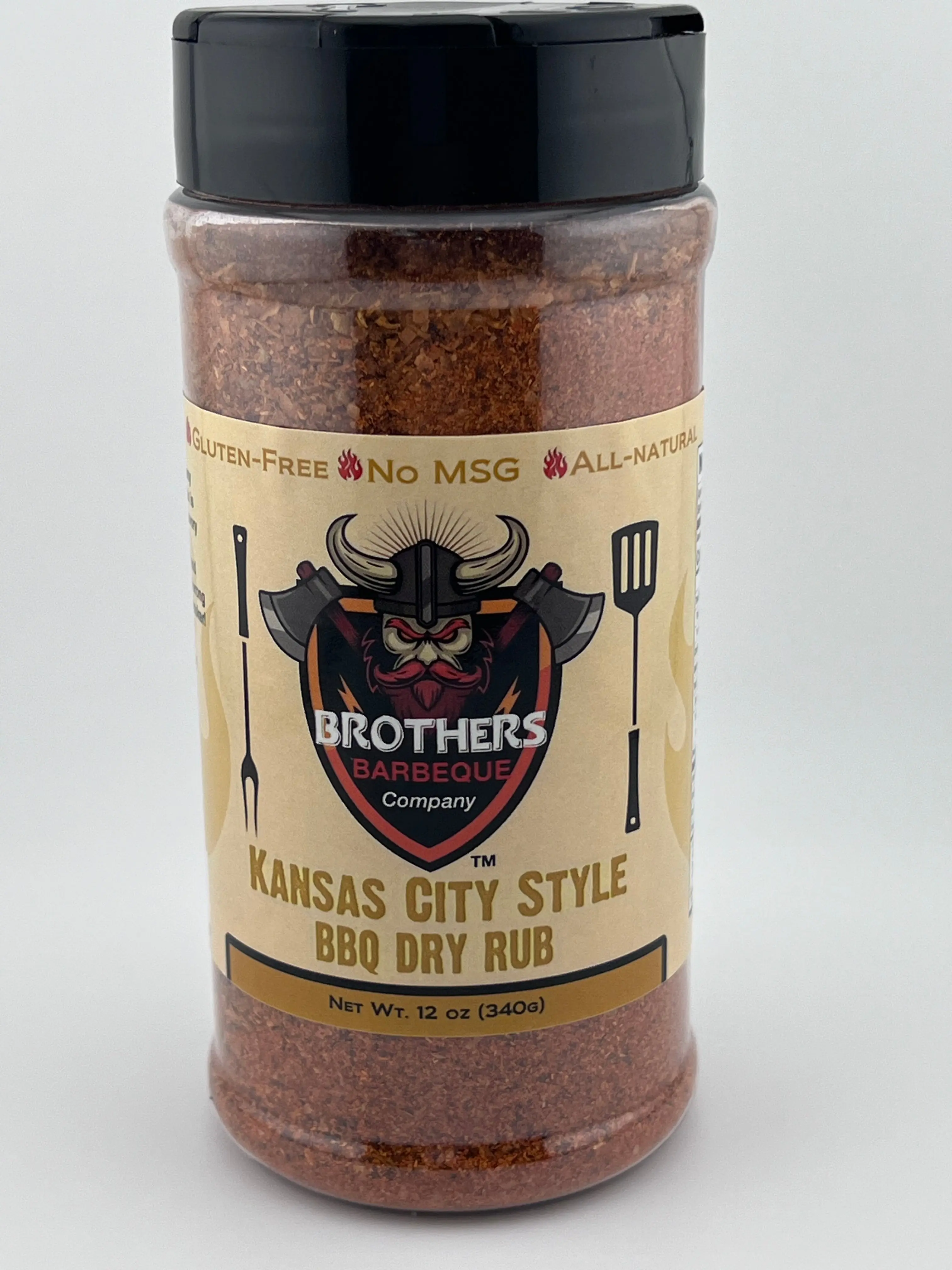 Brothers Barbeque Company's Kansas City Style BBQ Dry Rub 12 oz