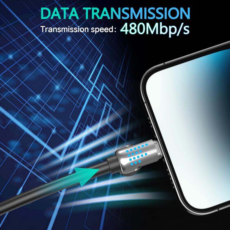 240W 4-in-1 USB-C Cable | PD 5A Fast Charging | USB-A, Type-C, Lightning | Data Sync Compatible with iPhone, iPad, Samsung, Laptops Charger Alloy