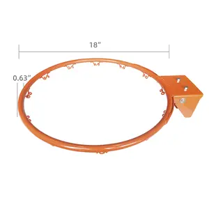 IE Sports Portable Basketball Hoop replacement Rim , 18in Steel Advanced Breakaway Rim