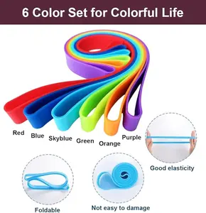 (6-Pack) Towel Bands, for Beach Pool & Cruise Chairs, Extra Durable Bands, No Snapping, Cruise Ship & Beach Essentials, Great Alternative to Beach Towel Clips (Pack of 6)