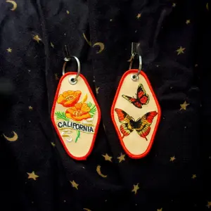 Butterfly Patch Keychain