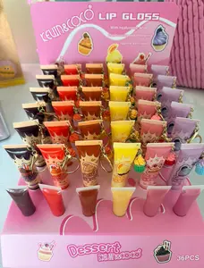 Kevin & Coco Lip Gloss Keychain – Cute Dessert Collection