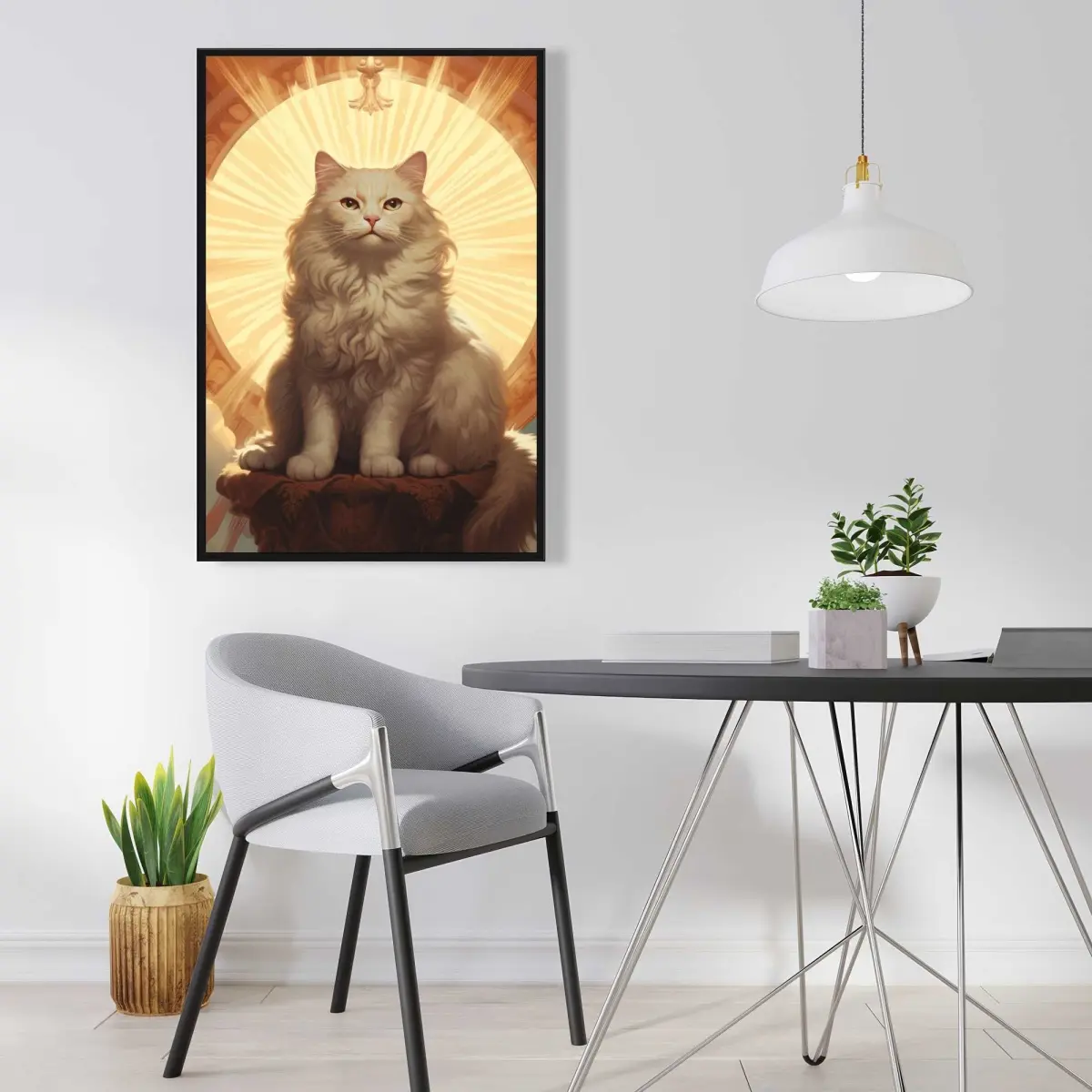 212 MAIN Contemporary Brown Framed Wall Print - 24x36 in, Infinite Carelessness Design, Home Decor Artwork, Conscious Sales C1FC2436TU5D09