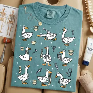 Silly Goose Chiropractor Shirt – Funny Spine Doctor Gift