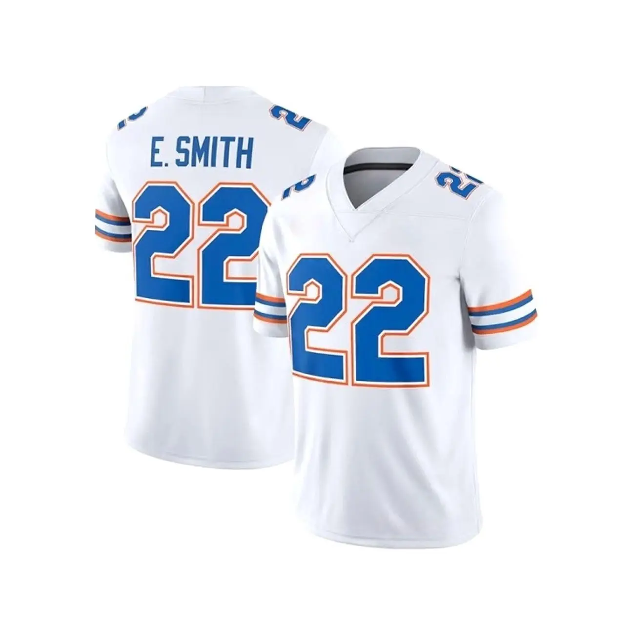 Mens America Football  E.Smith Florida State Gators College White Football Vapor Football Jersey