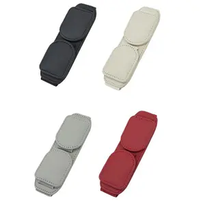 Car Glasses Holder, PU Leather Car Sun Visor Glasses Holder, Car Sunglasses Clip, Car Interior Accessories