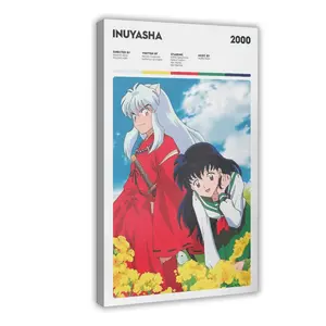 INUYASHA Anime  Manga Wall Art Prints for Bedroom Office Home Room Decor Canvas Wall Art Living Room Posters Bedroom Painting
