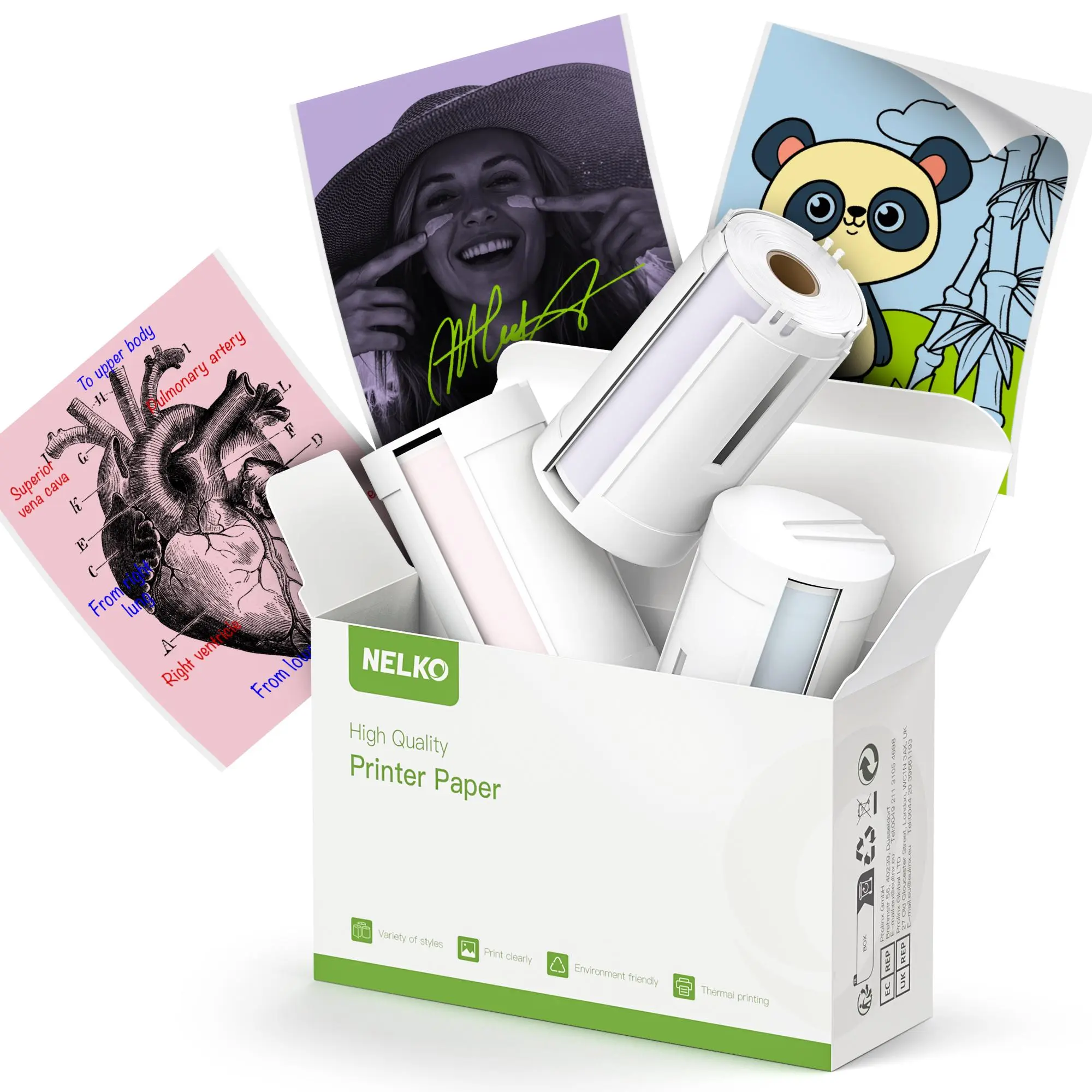 3 Rolls Blue/Pink/Purple Tape