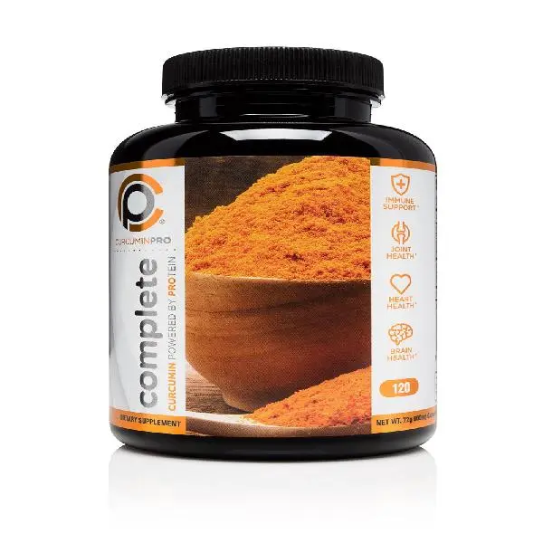 CurcuminPro Complete – High Absorption Turmeric Supplement. Protein-Powered Turmeric Curcumin Capsules with BioSoluble Curcumin for Maximum Effectiveness. Natural Curcumin Supplement (60 Count)